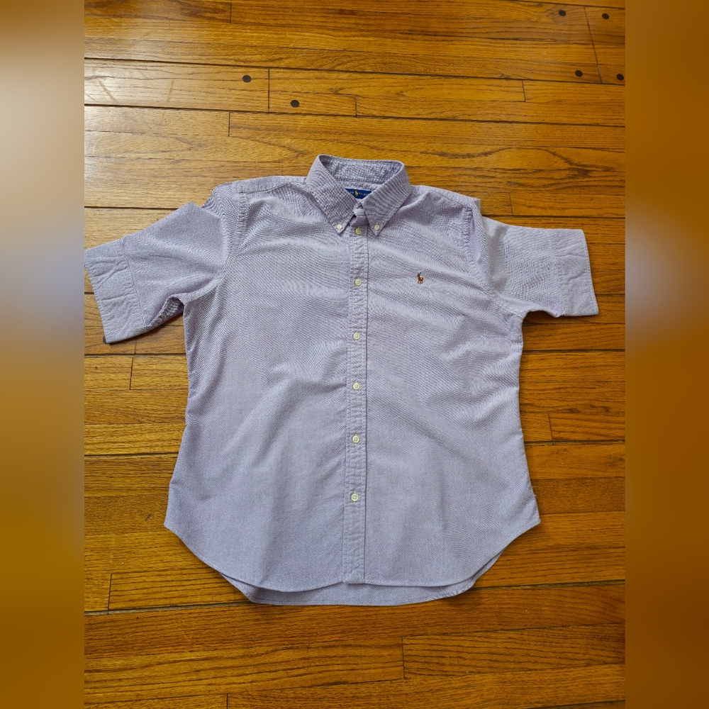 Ralph Lauren Lavender Button Down Shirt